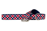 Patriotic Plaid Dog Leash