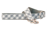 Sea Glass Plaid Dog Leash
