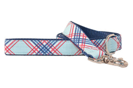Surfside Plaid Dog Leash