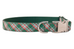 Evergreen Plaid Bow Tie Dog Collar
