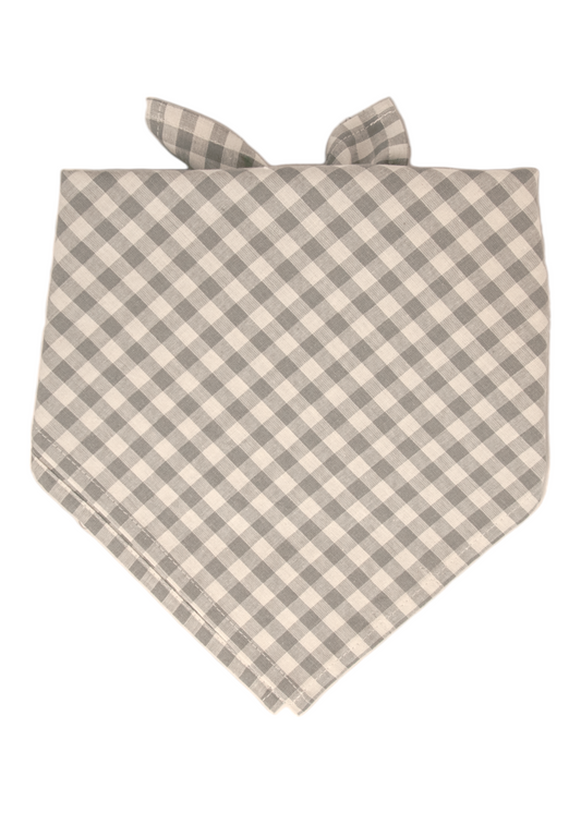 Sea Glass Plaid Dog Bandana - Crew LaLa