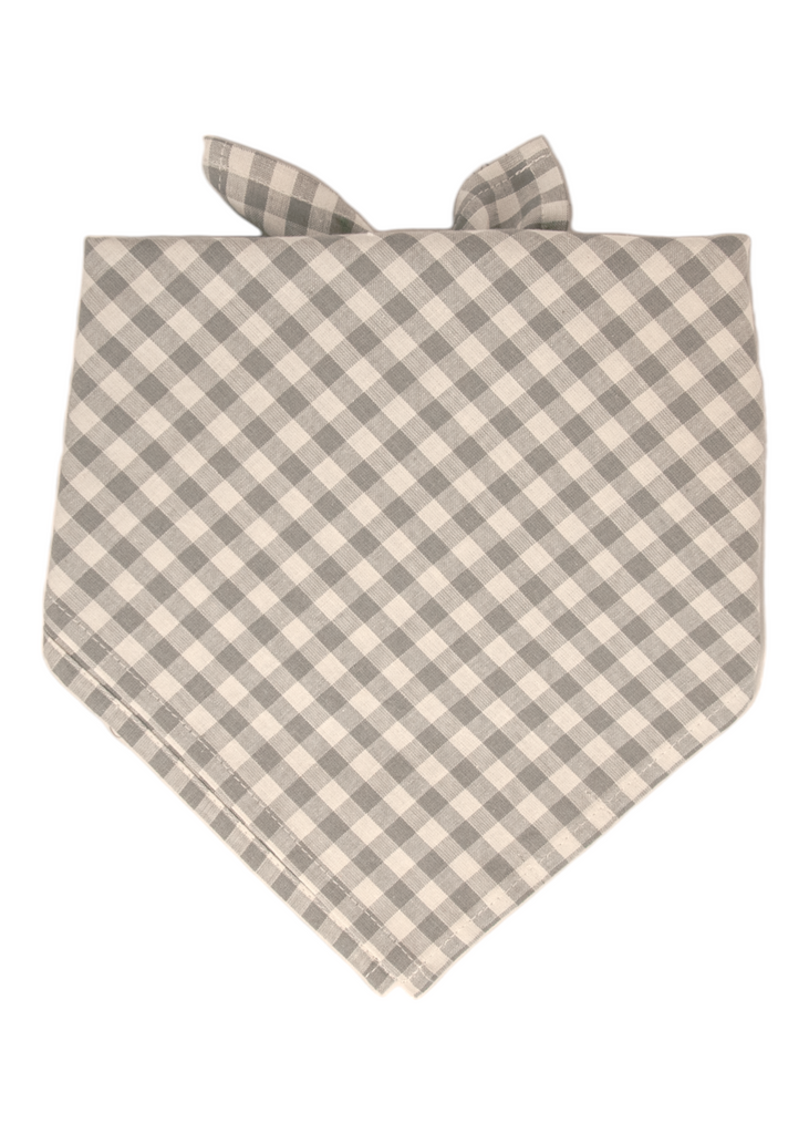 Sea Glass Plaid Dog Bandana