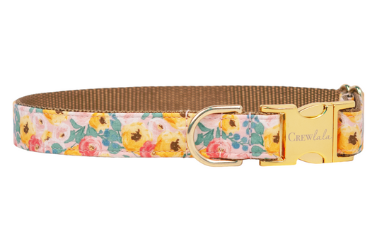 Fairytale Floral Dog Collar - Crew LaLa