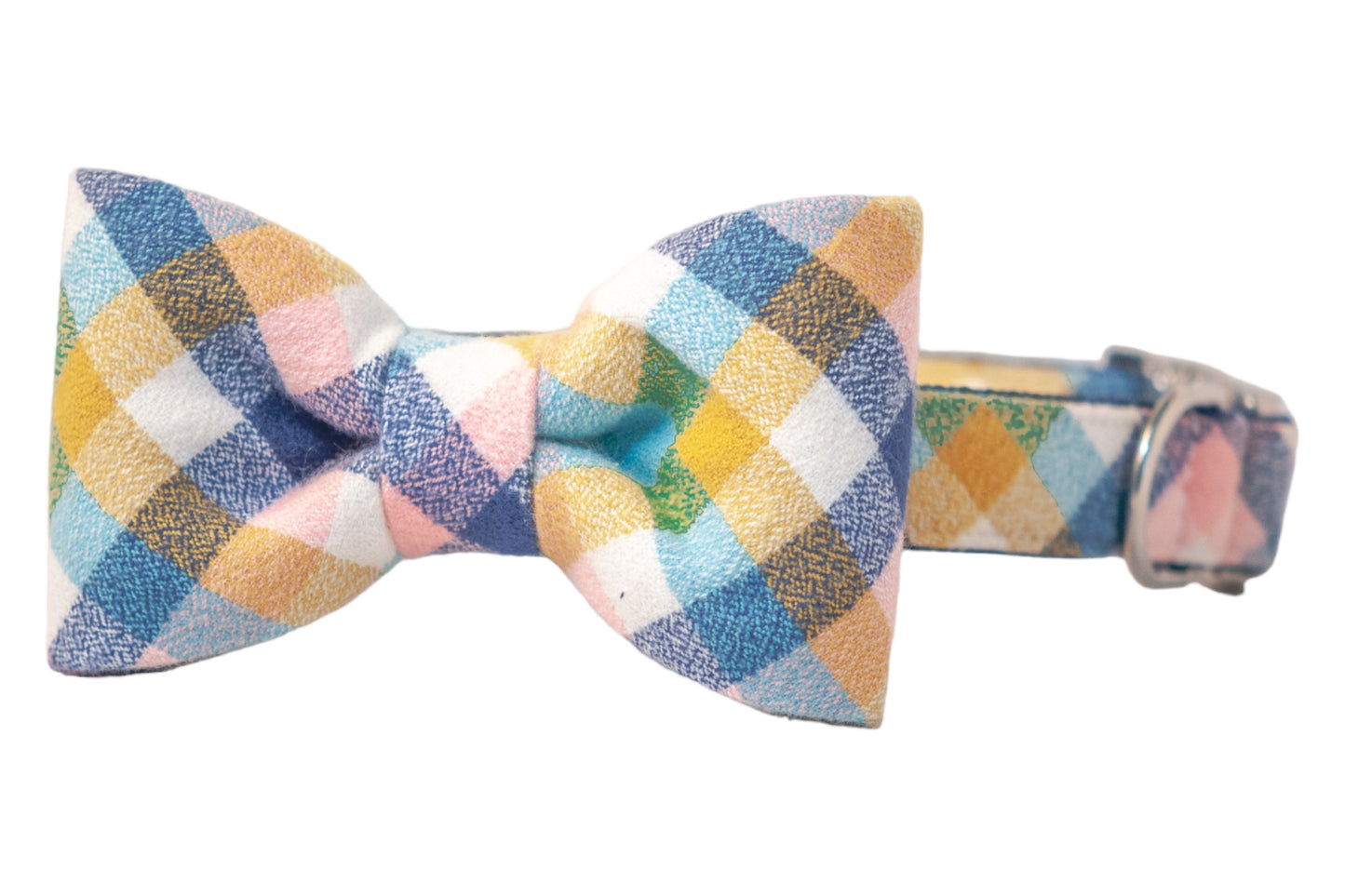 Sun Valley Flannel Bow Tie Dog Collar - Crew LaLa