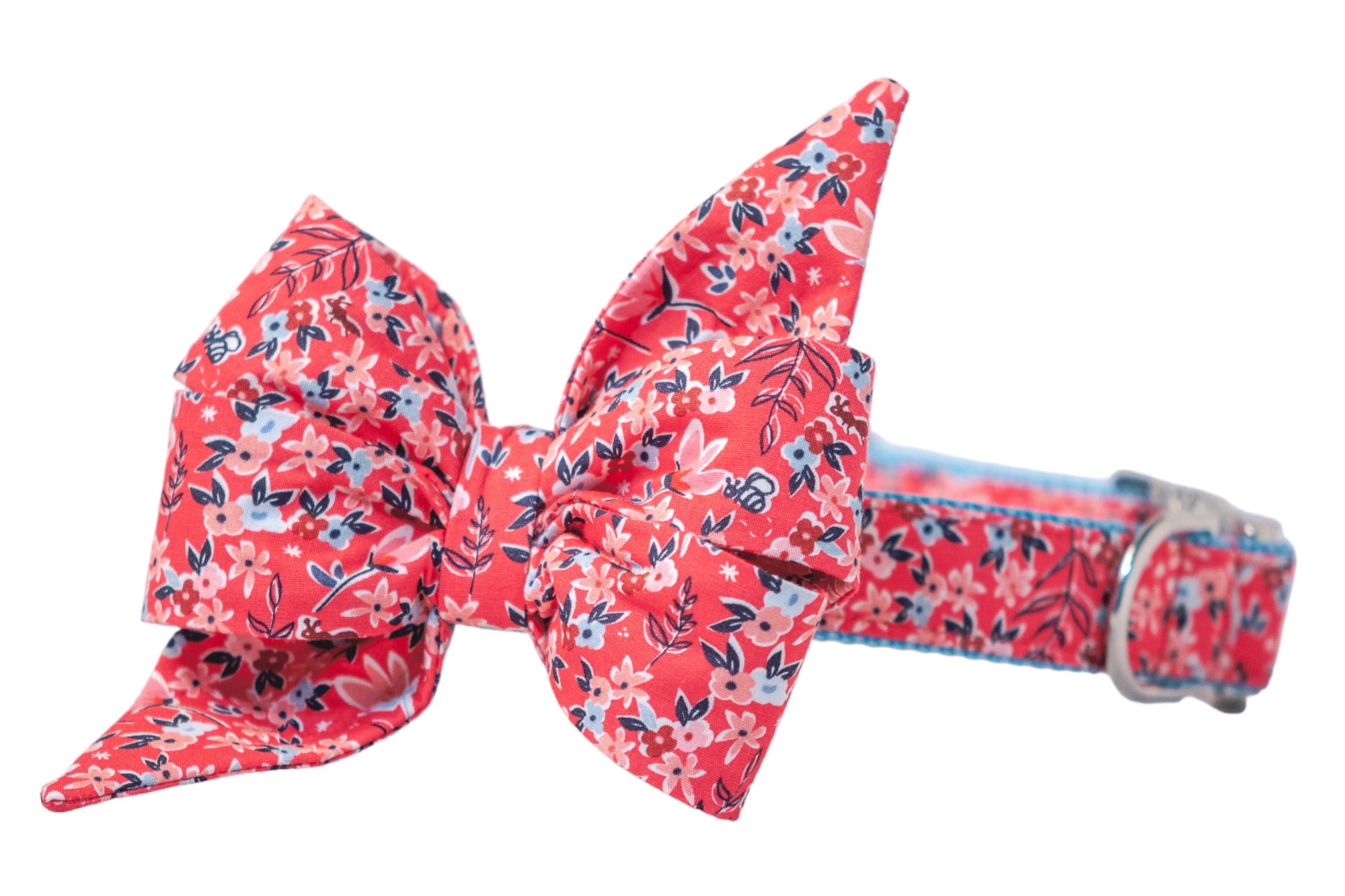 Summer Fields Belle Bow Dog Collar - Crew LaLa