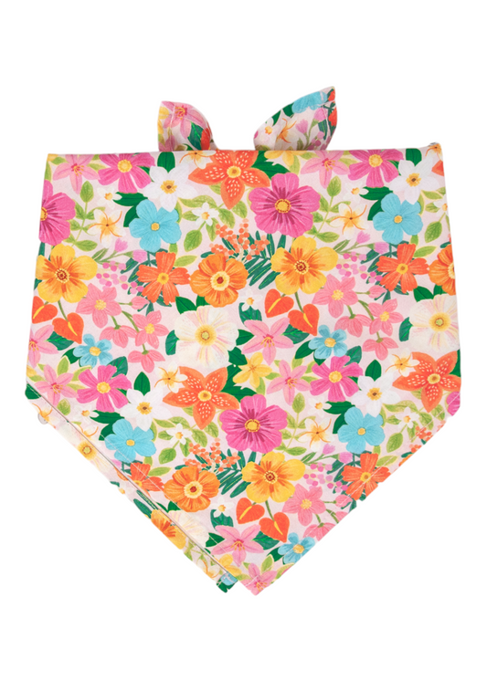 Maui Blooms Dog Bandana - Crew LaLa