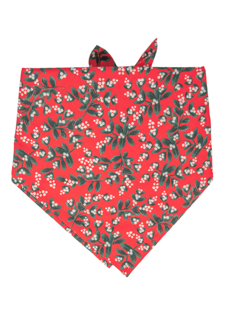Under the Mistletoe Dog Bandana