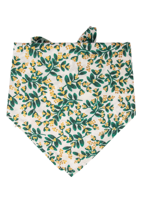 Golden Greenery Dog Bandana
