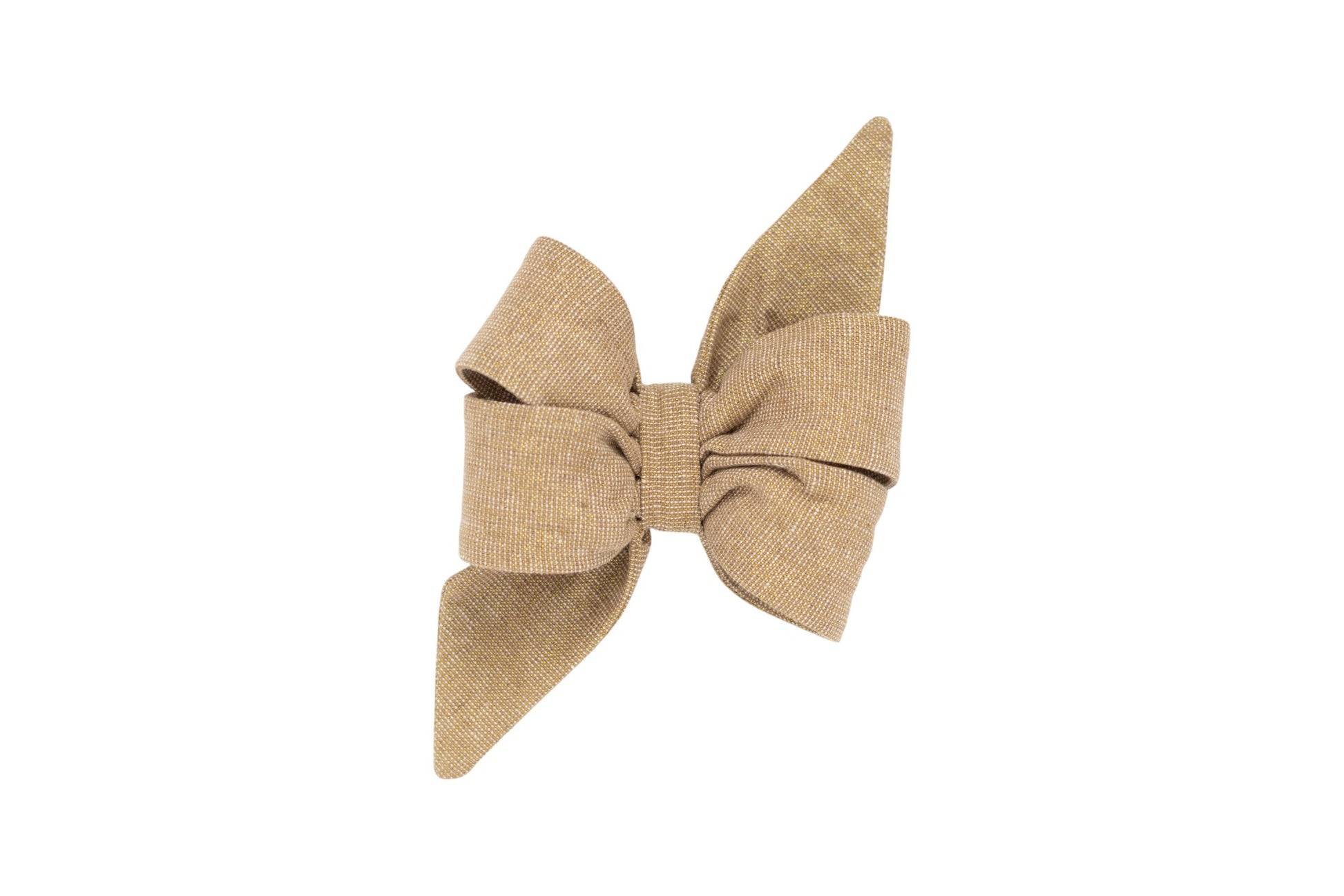 Golden Glitter Dog Belle Bow - Crew LaLa
