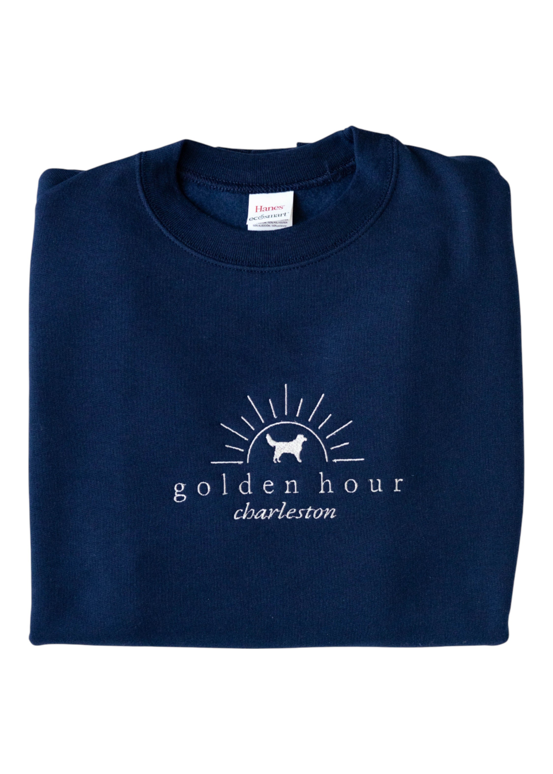 Crew LaLa + Golden Hour Sweatshirt Navy