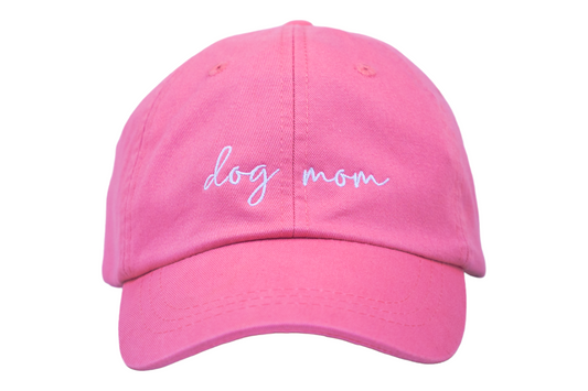 Bubblegum Pink Dog Mom Hat - Crew LaLa
