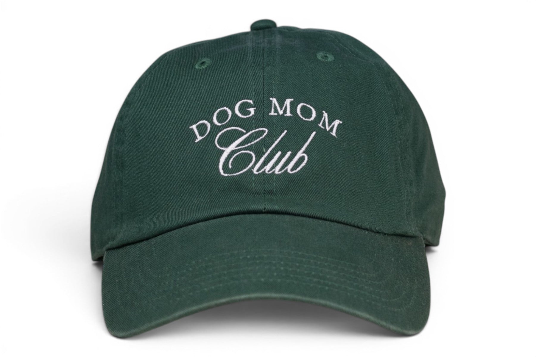 Forest Green Dog Mom Club Baseball Hat
