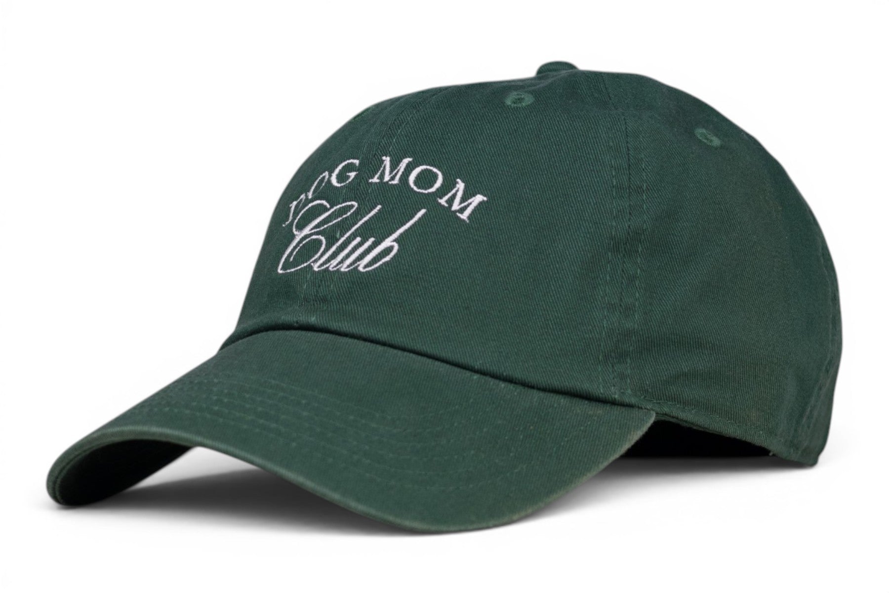 Forest Green Dog Mom Club Baseball Hat