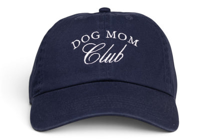 Navy Dog Mom Club Baseball Hat