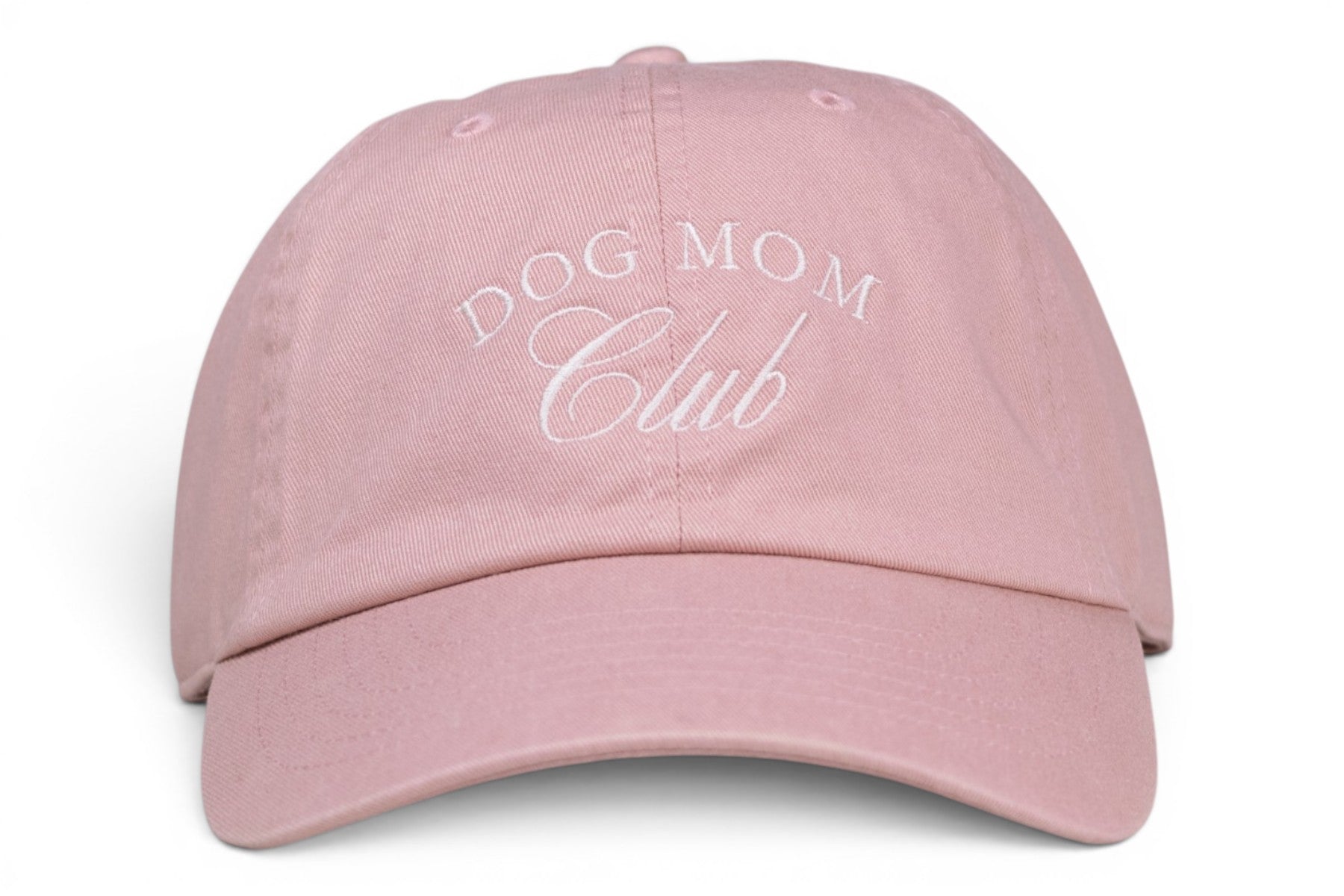 Pink Dog Mom Club Baseball Hat