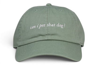 KIDS can i pet that dog? Baseball Hat