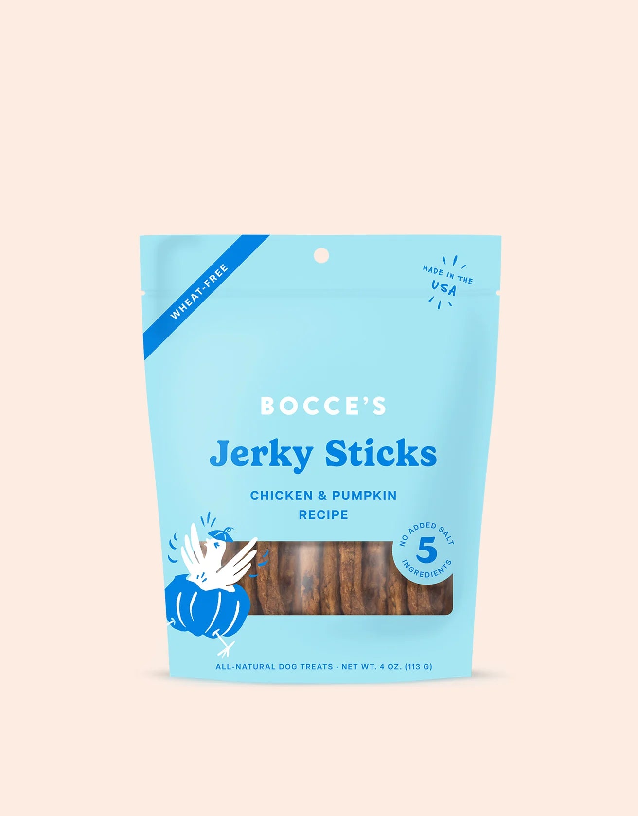 Bocce's Bakery Chicken Grazers Jerky Stick Dog Treats - Crew LaLa