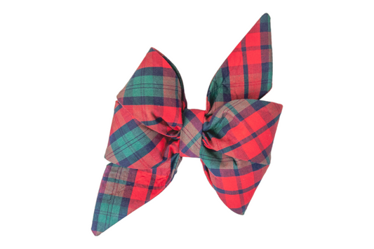 Luke's Plaid Belle Bow - Crew LaLa