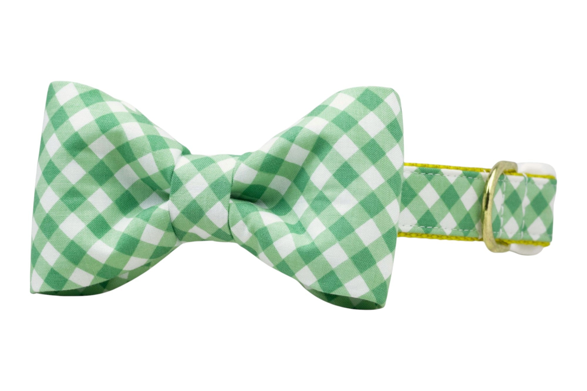 Augusta Green Bow Tie Dog Collar - Crew LaLa