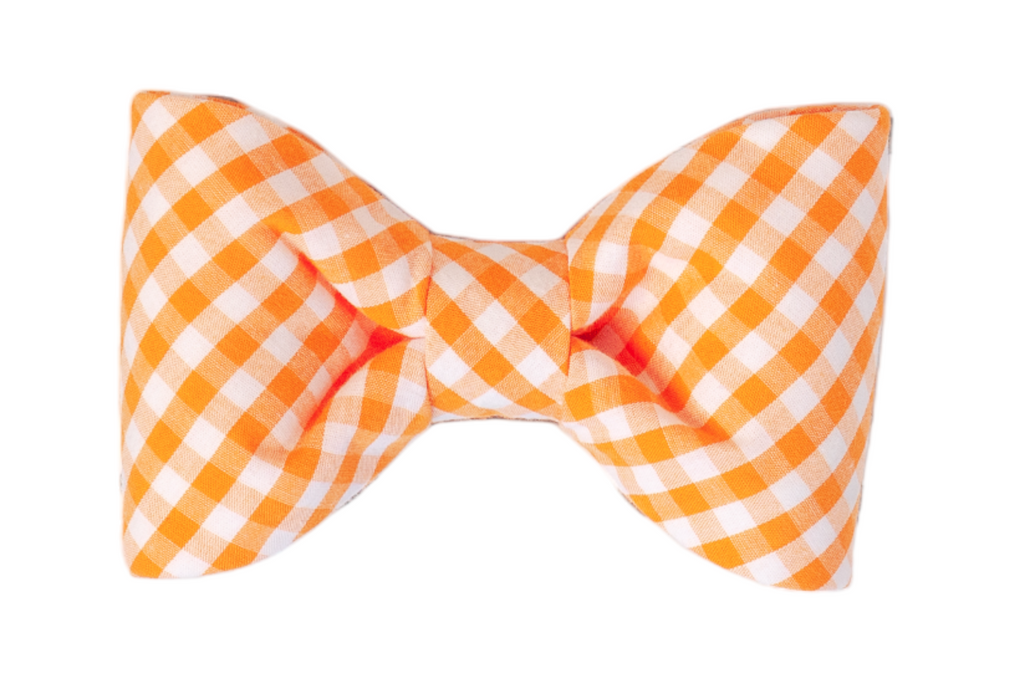 Tennessee Orange Picnic Plaid Bow Tie