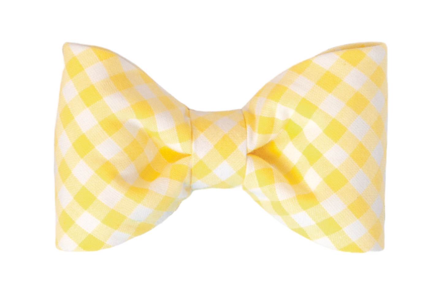 Lemon Picnic Plaid Bow Tie - Crew LaLa