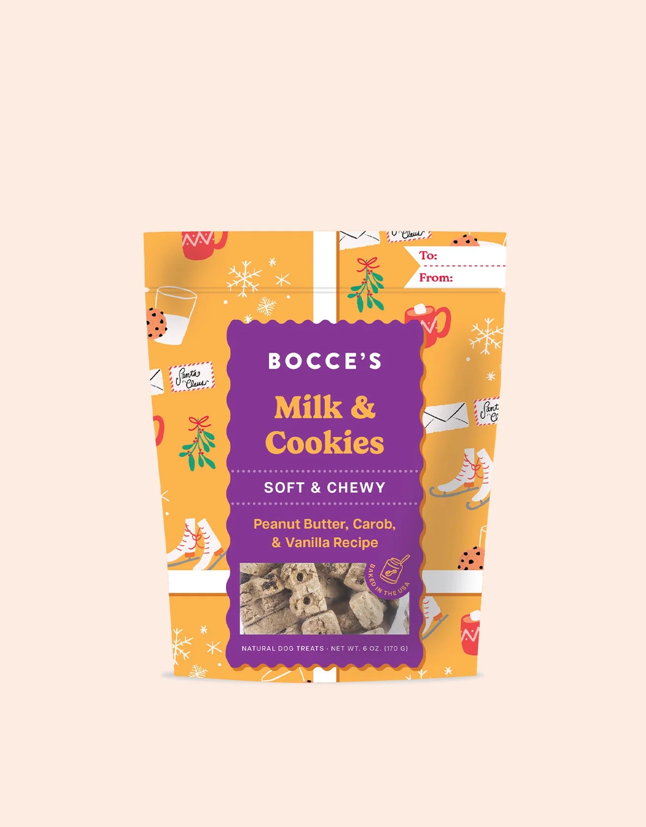 Bocce's Bakery "Milk N Cookies" Soft & Chewy Dog Treats - Crew LaLa