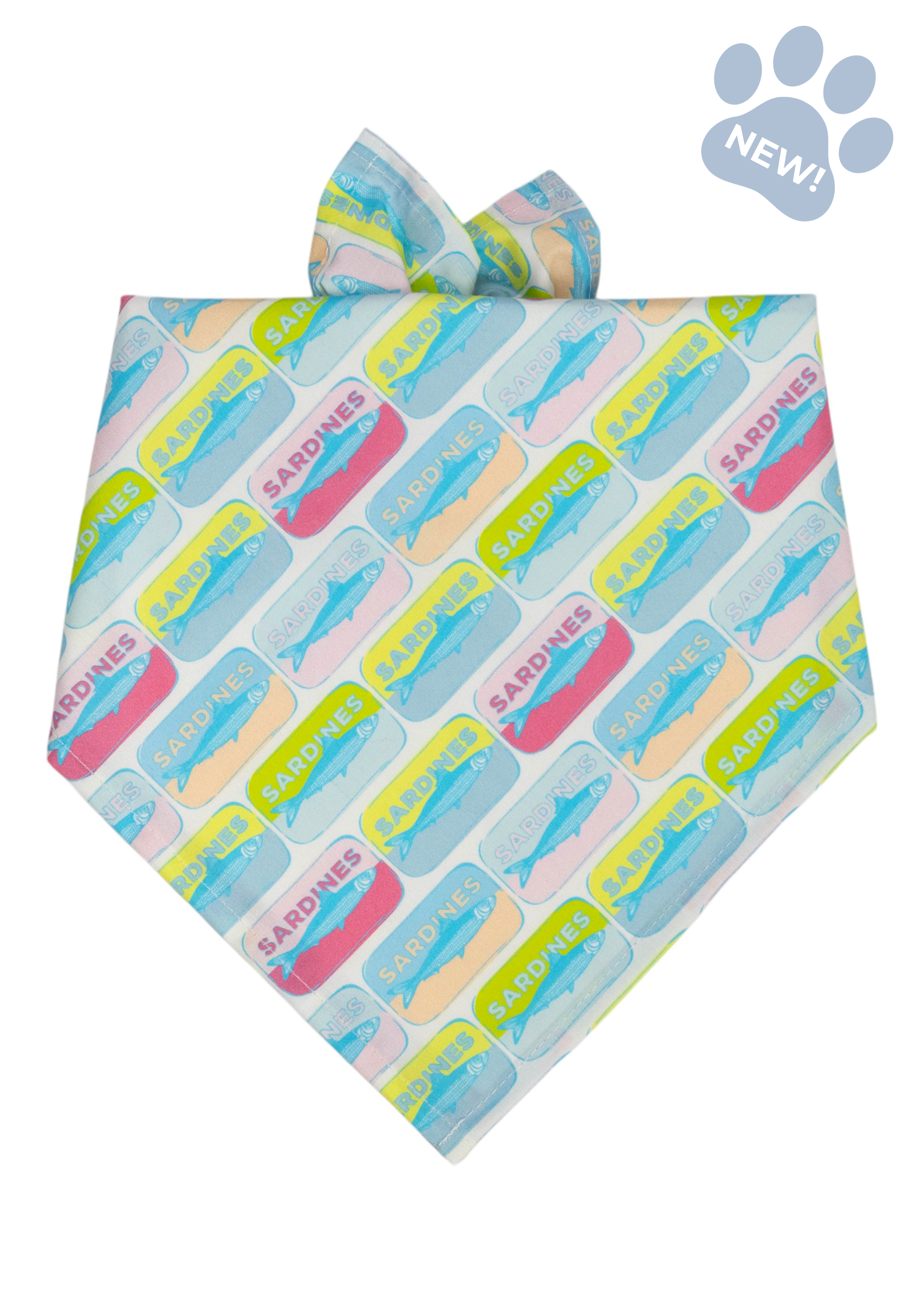Sardines Dog Bandana - Crew LaLa