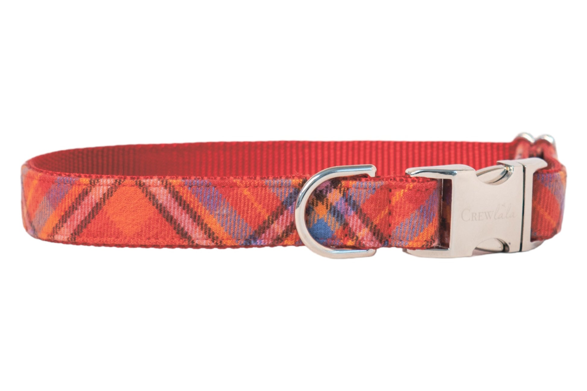 Campfire Flannel Bow Tie Dog Collar - Crew LaLa
