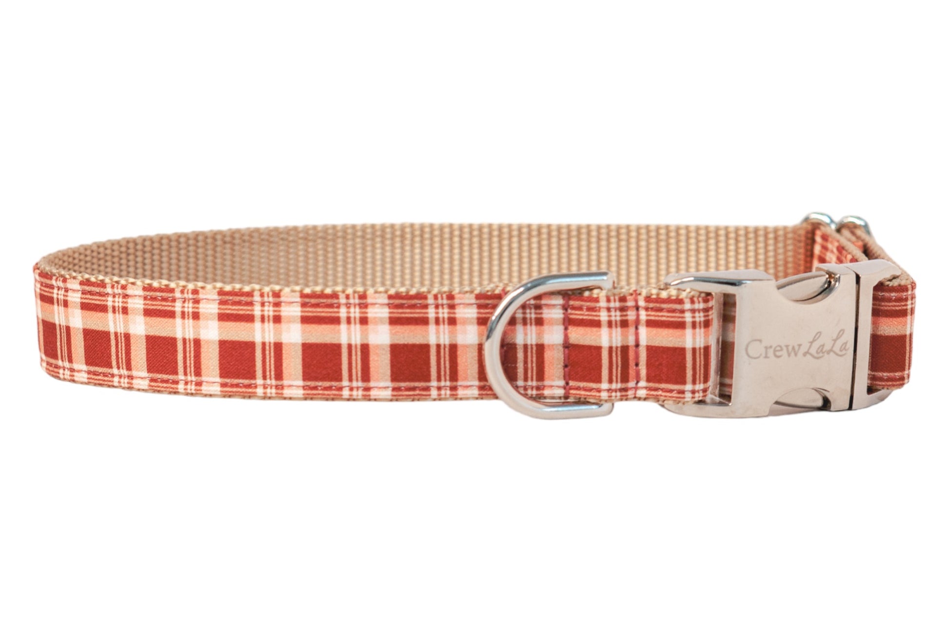 Maple Plaid Bow Tie Dog Collar - Crew LaLa