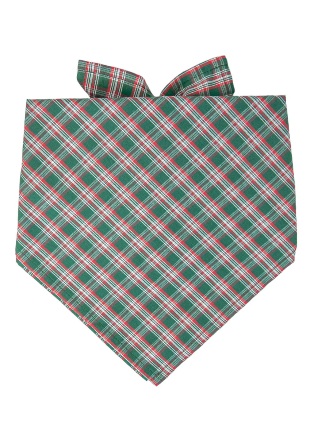 Evergreen Plaid Dog Bandana