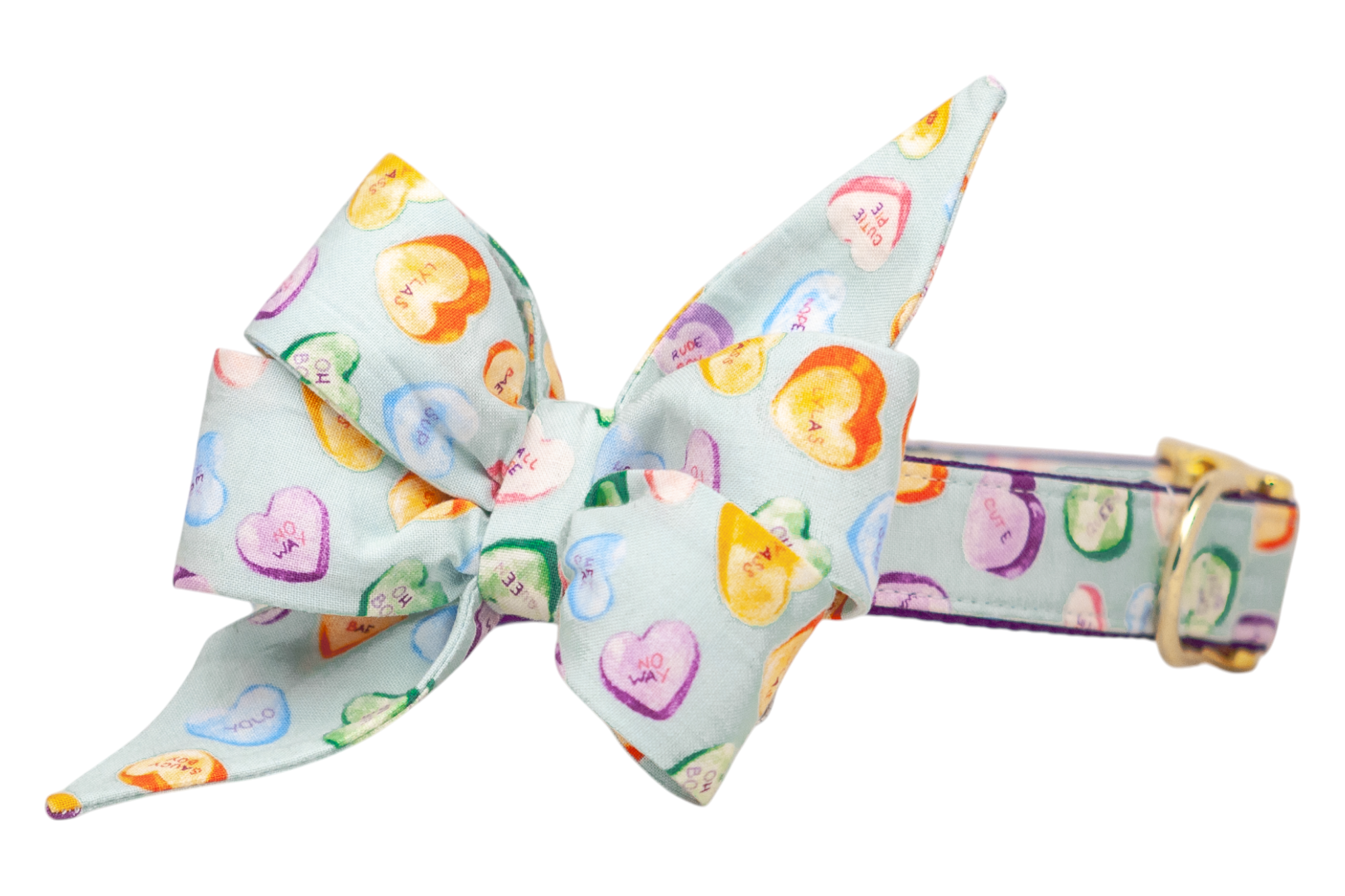 Sweet Talk Belle Bow Dog Collar - Crew LaLa