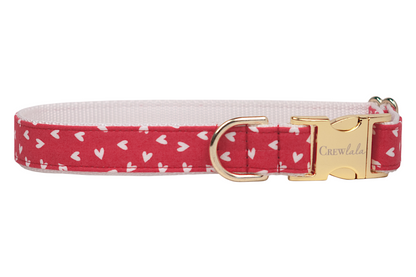 Hearts A Flutter Belle Bow Dog Collar - Crew LaLa