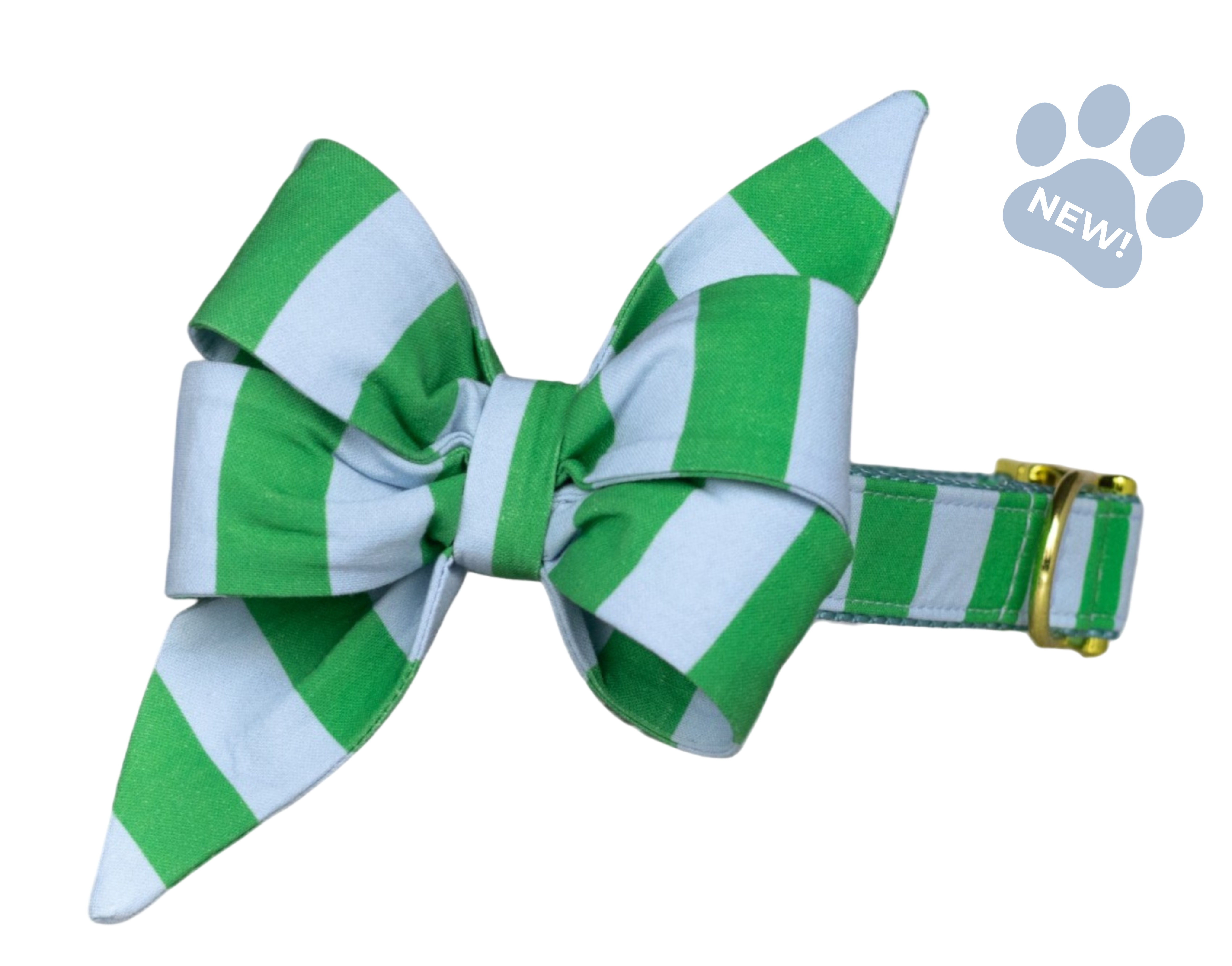 Cabana Stripes Belle Bow Collar