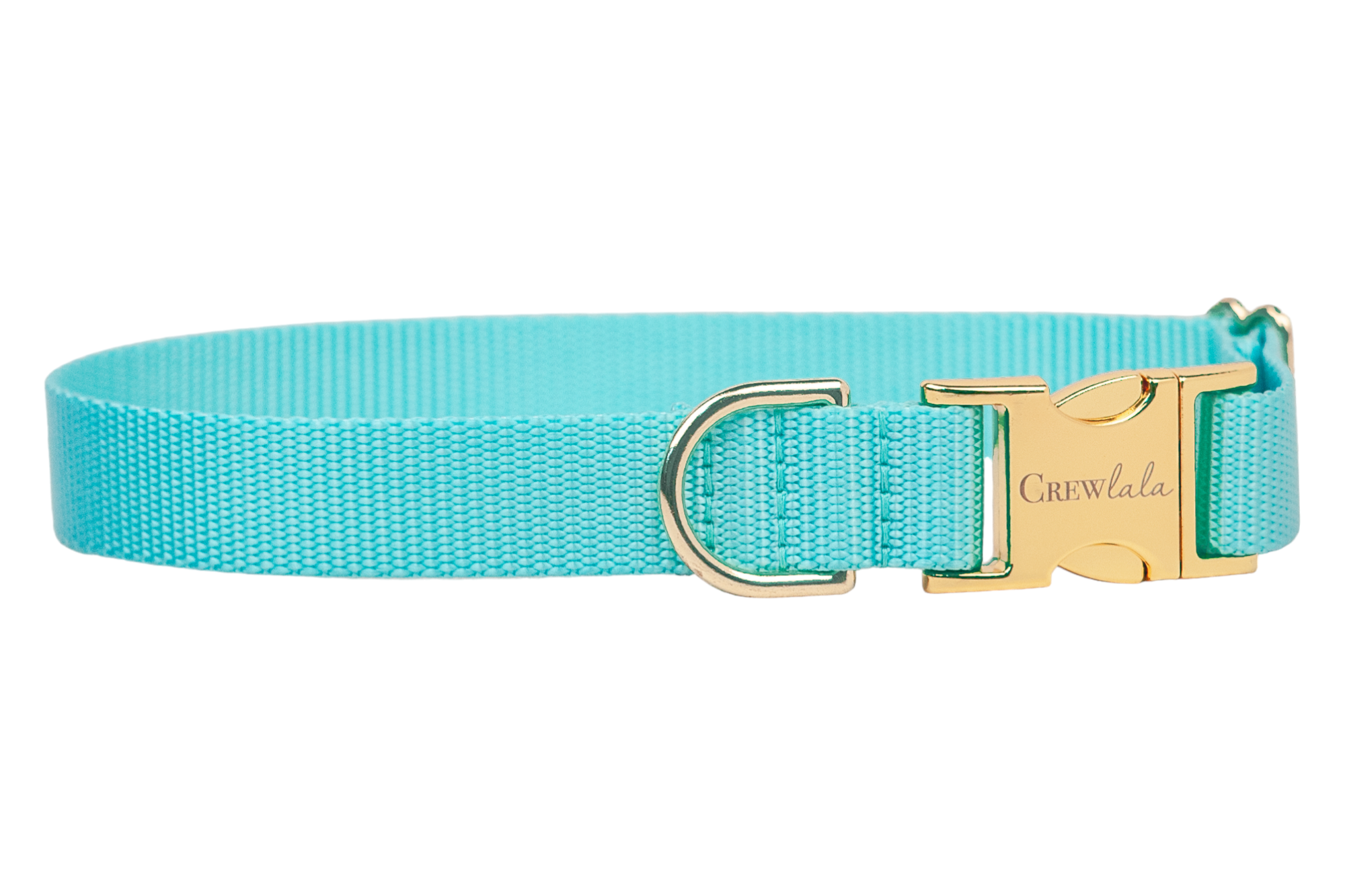 Seafoam Webbing Collar - Crew LaLa