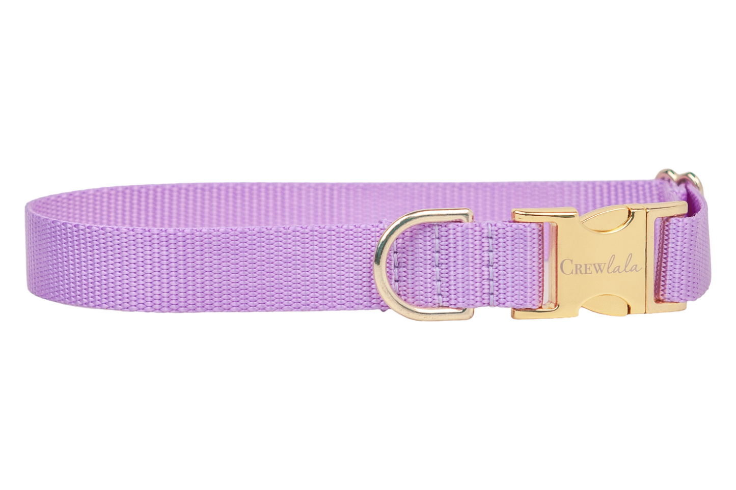 Lavender Webbing Collar - Crew LaLa