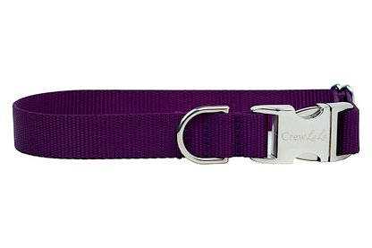 Purple Webbing Collar - Crew LaLa