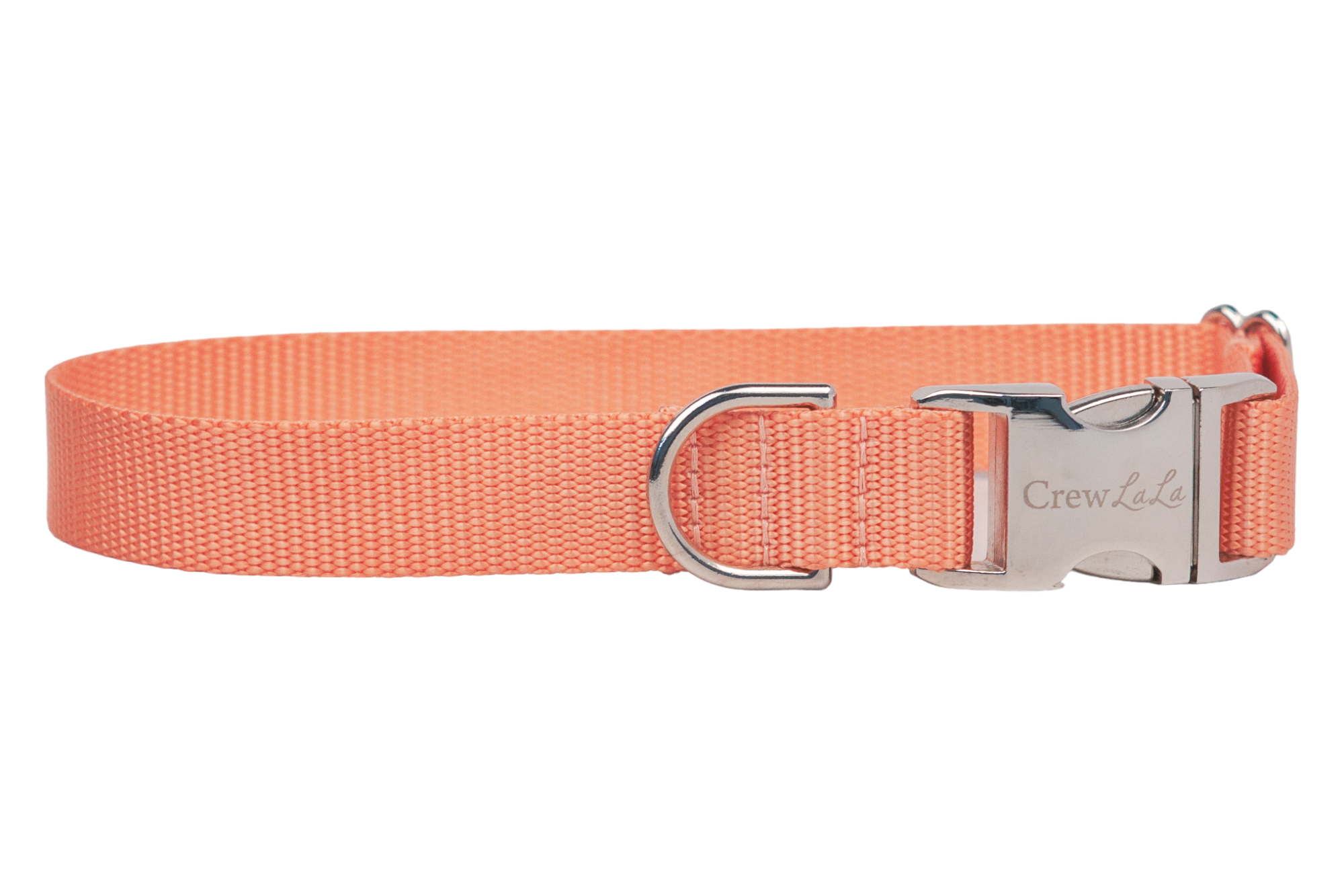 Tangerine Webbing Collar - Crew LaLa