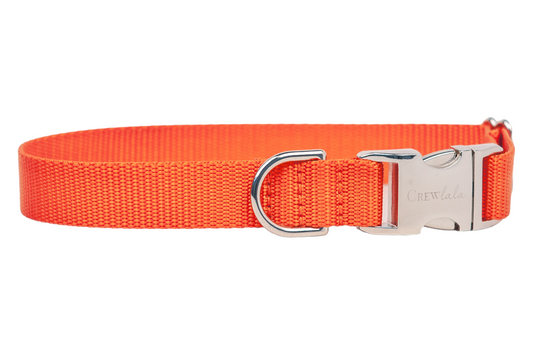 Orange Webbing Collar - Crew LaLa
