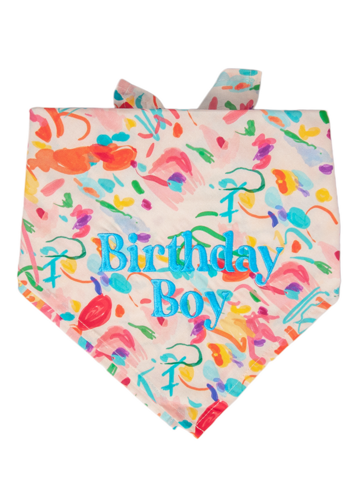 Birthday Boy Dog Bandana