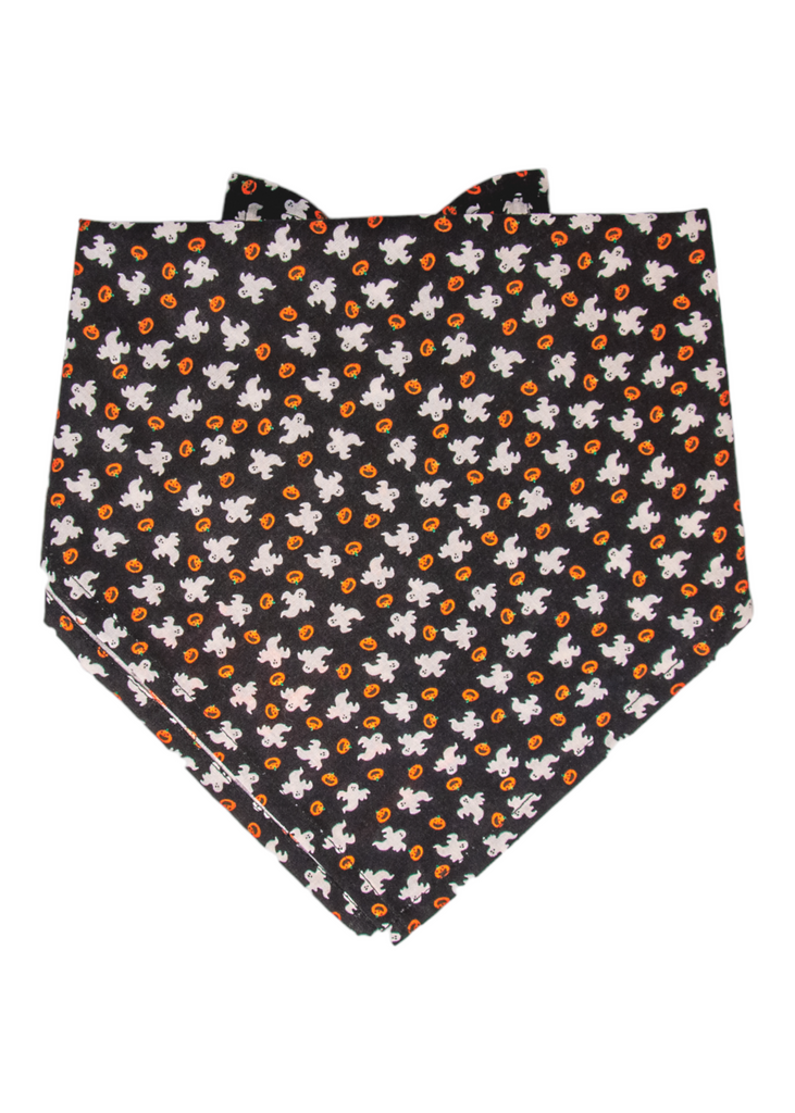 Ghosts and Gourds Dog Bandana