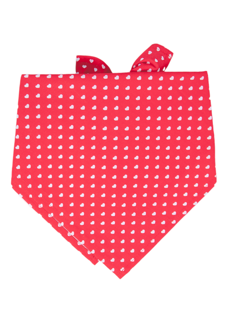 Happy Hearts Dog Bandana