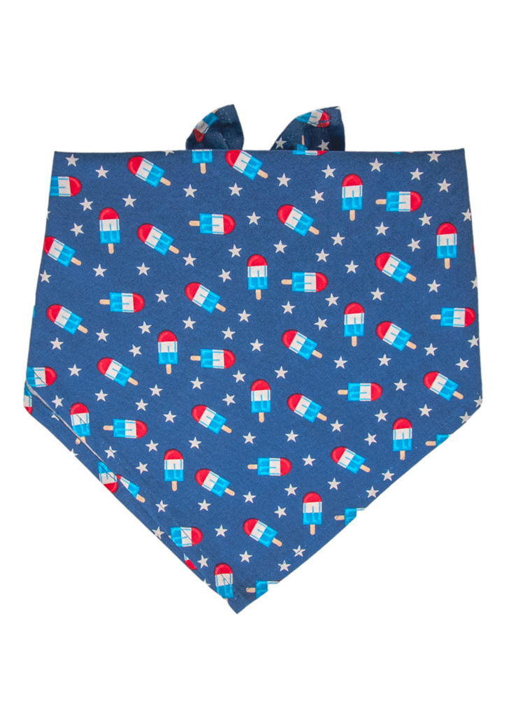 Patriotic Popsicles Dog Bandana