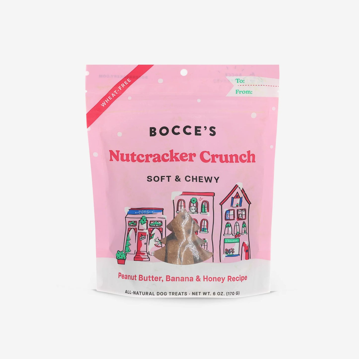 Bocce's Bakery "Nutcracker Crunch" Soft & Chewy Dog Treats