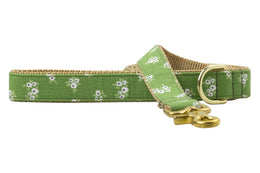 Olive Blooms Dog Leash