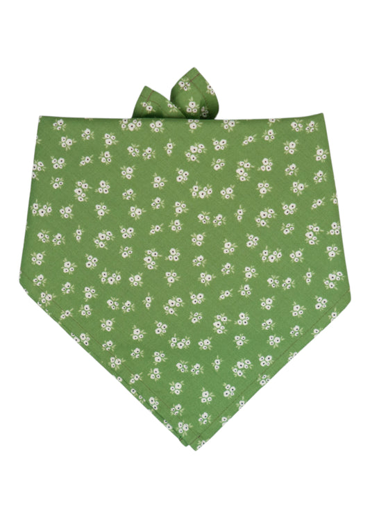 Olive Blooms Dog Bandana - Crew LaLa