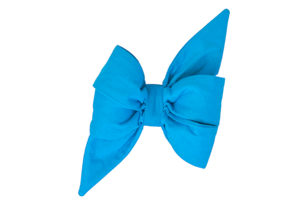 Panthers Blue Belle Bow