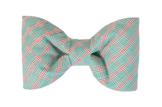 Peppermint Plaid Bow Tie - Crew LaLa