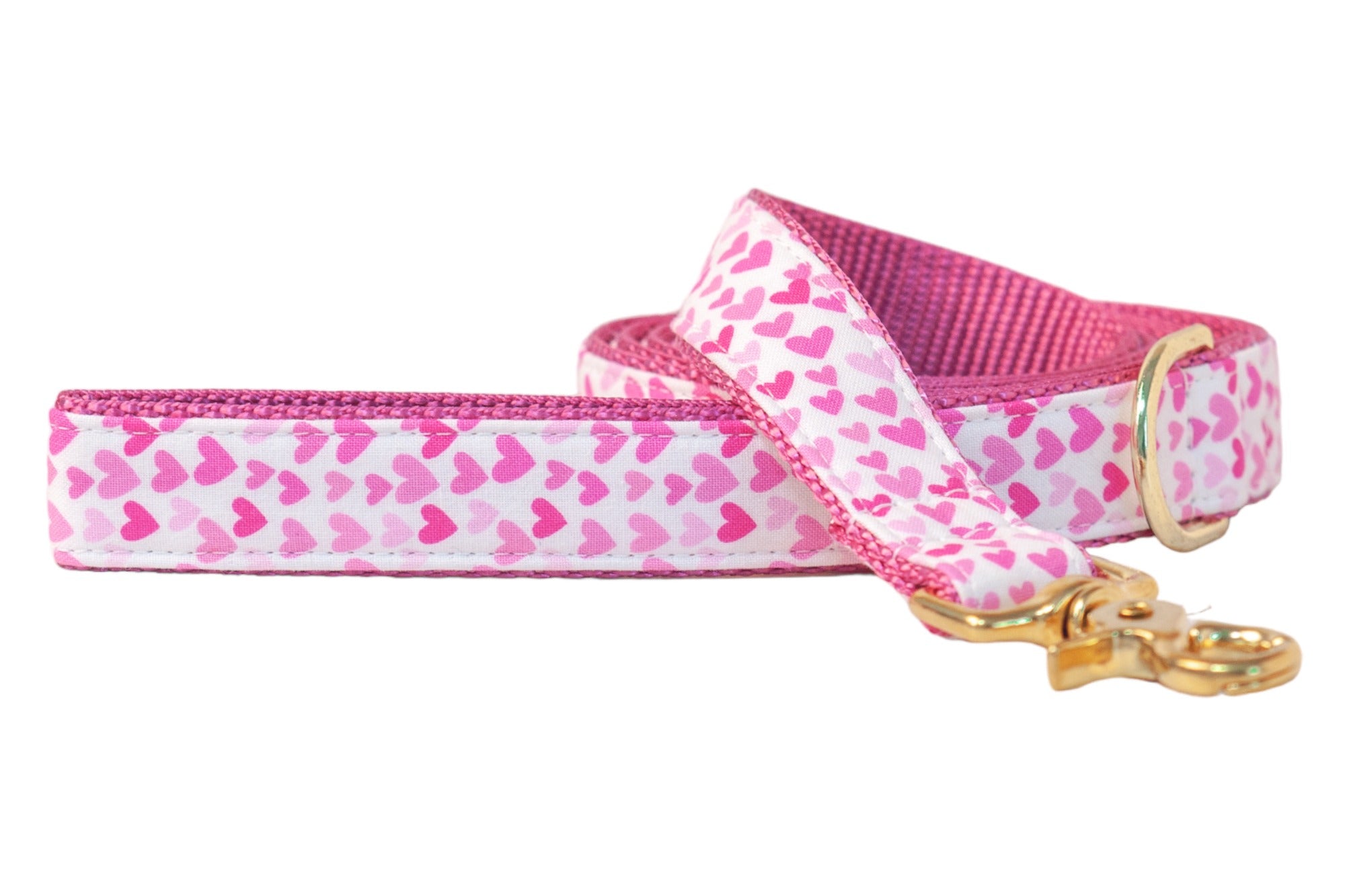 Pink Hearts Matching Leash - Crew LaLa