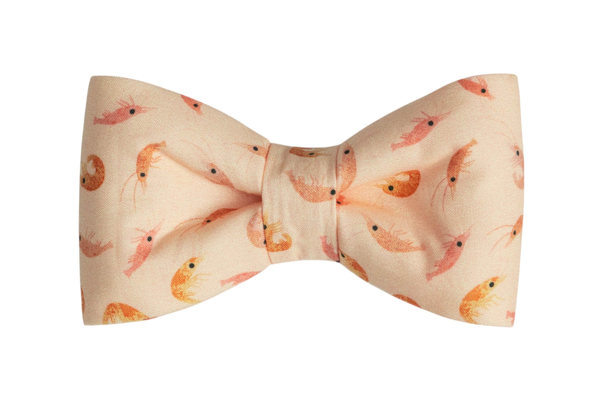Peach Prawns Bow Tie
