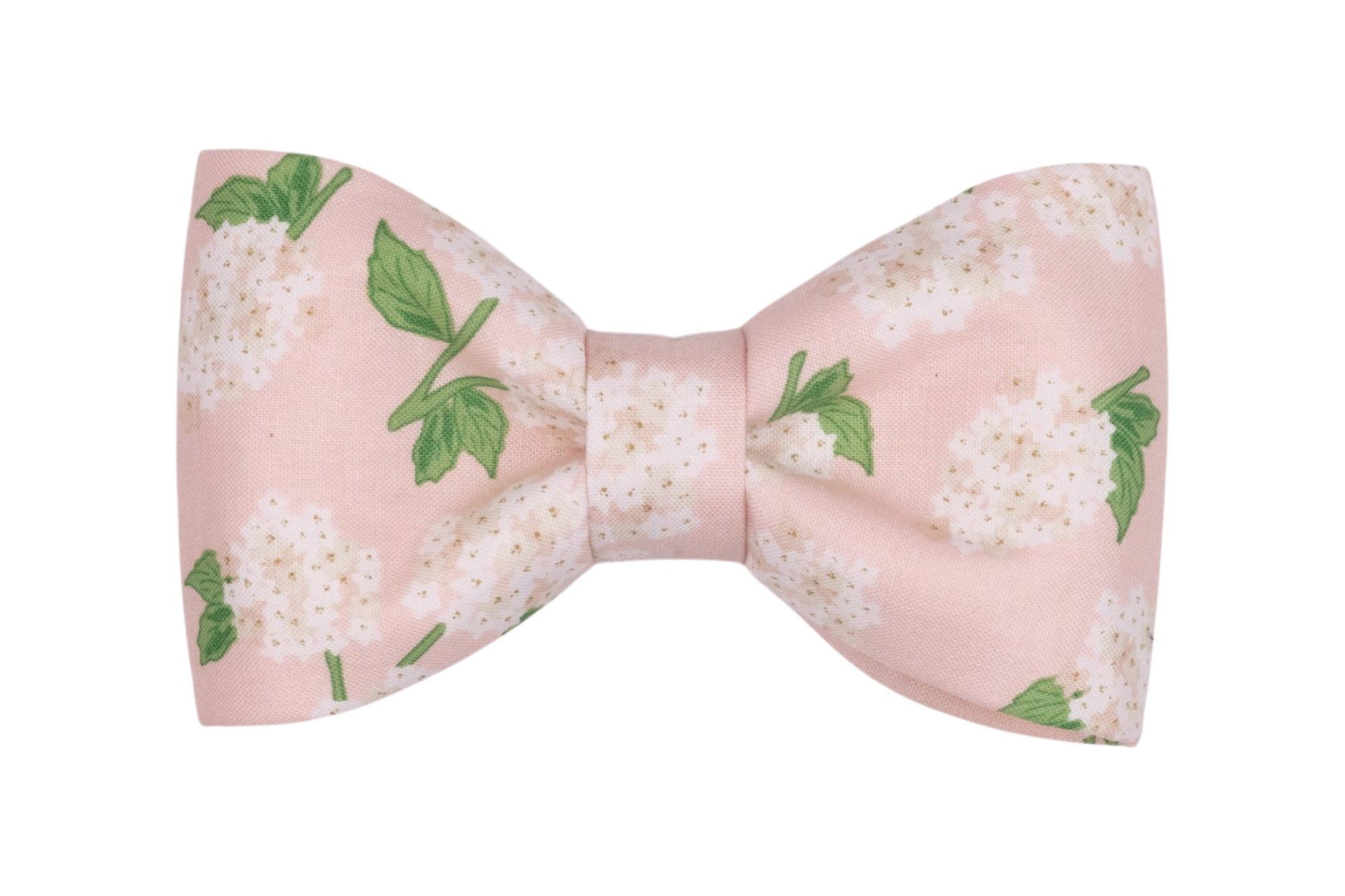 Pink Hydrangeas Bow Tie